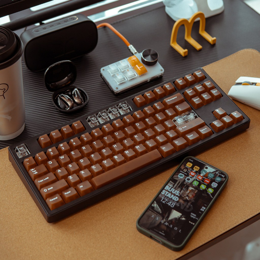 Keycaps PC UV Pappermint Coffe Cherry Profile