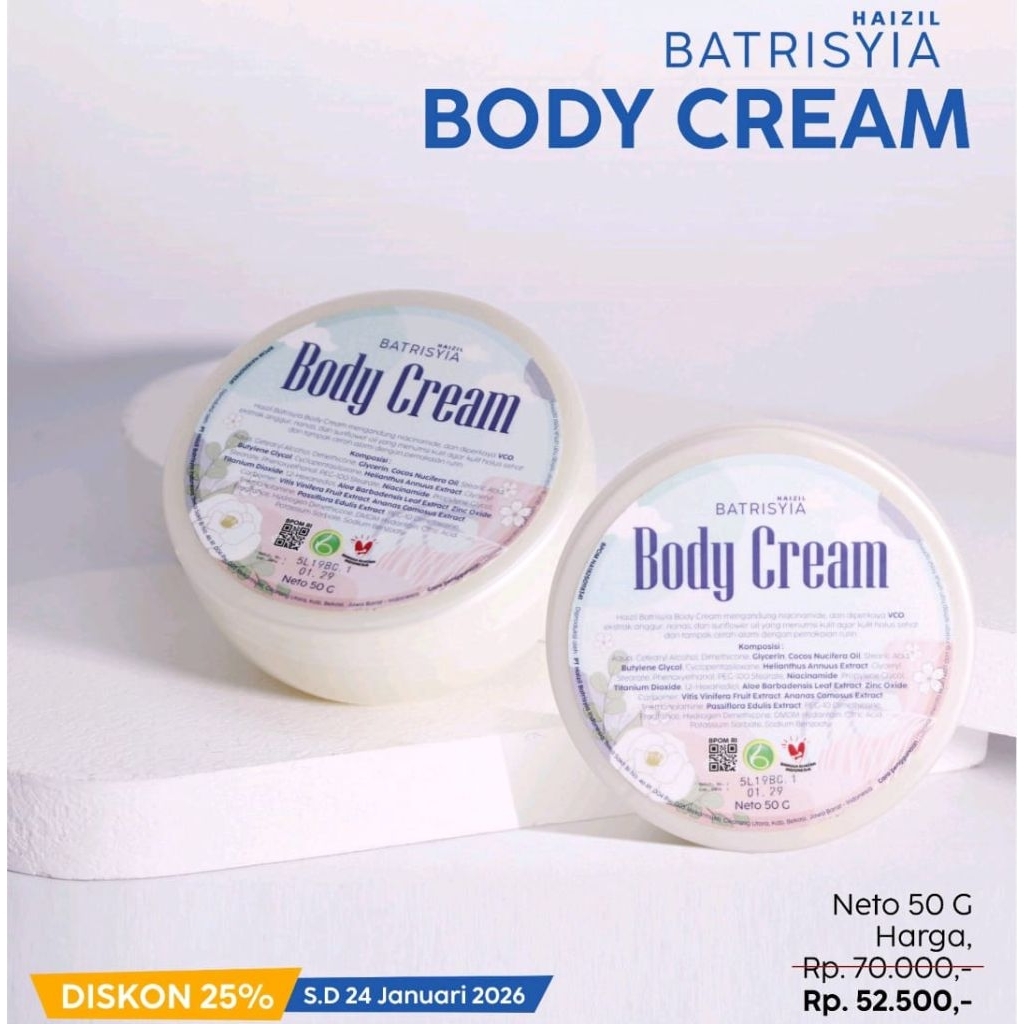 Batrisyia Body Cream