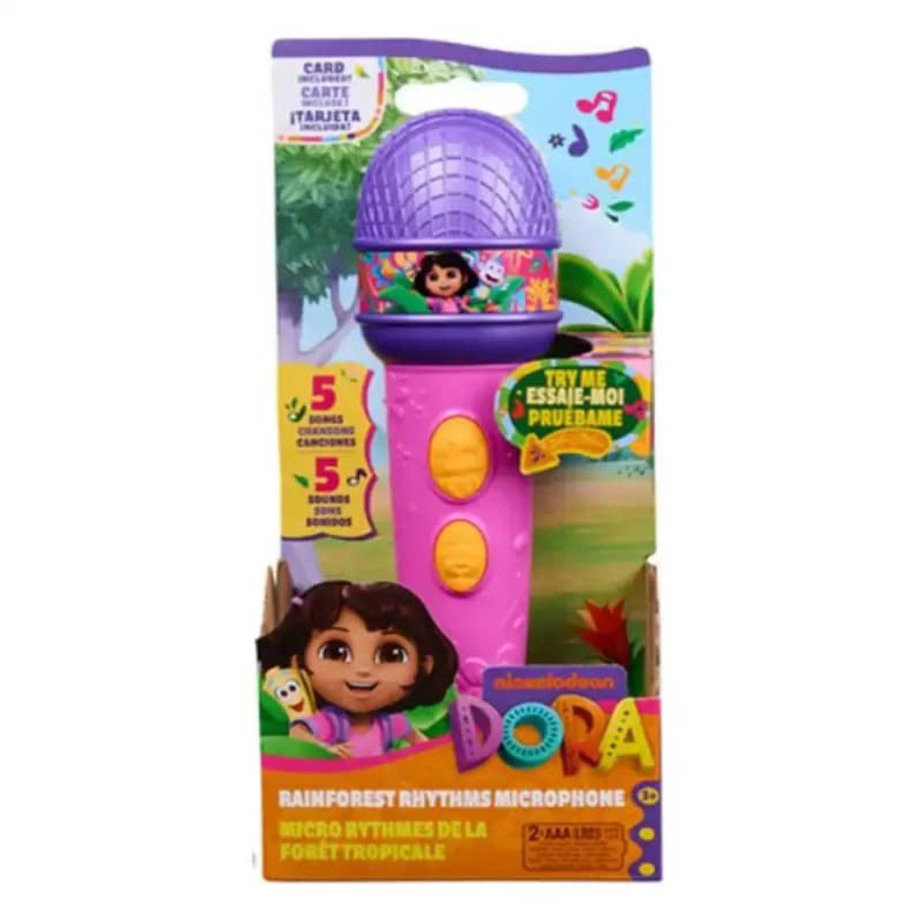 Mainan Anak DORA The Explorer Rainforest Rhythms Microphone
