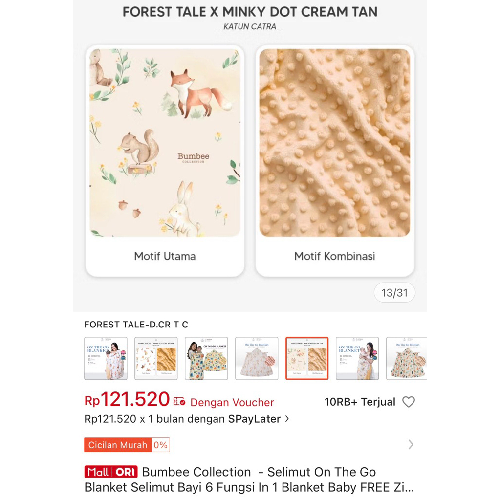 Bumbee Blanket On The Go (NEW)