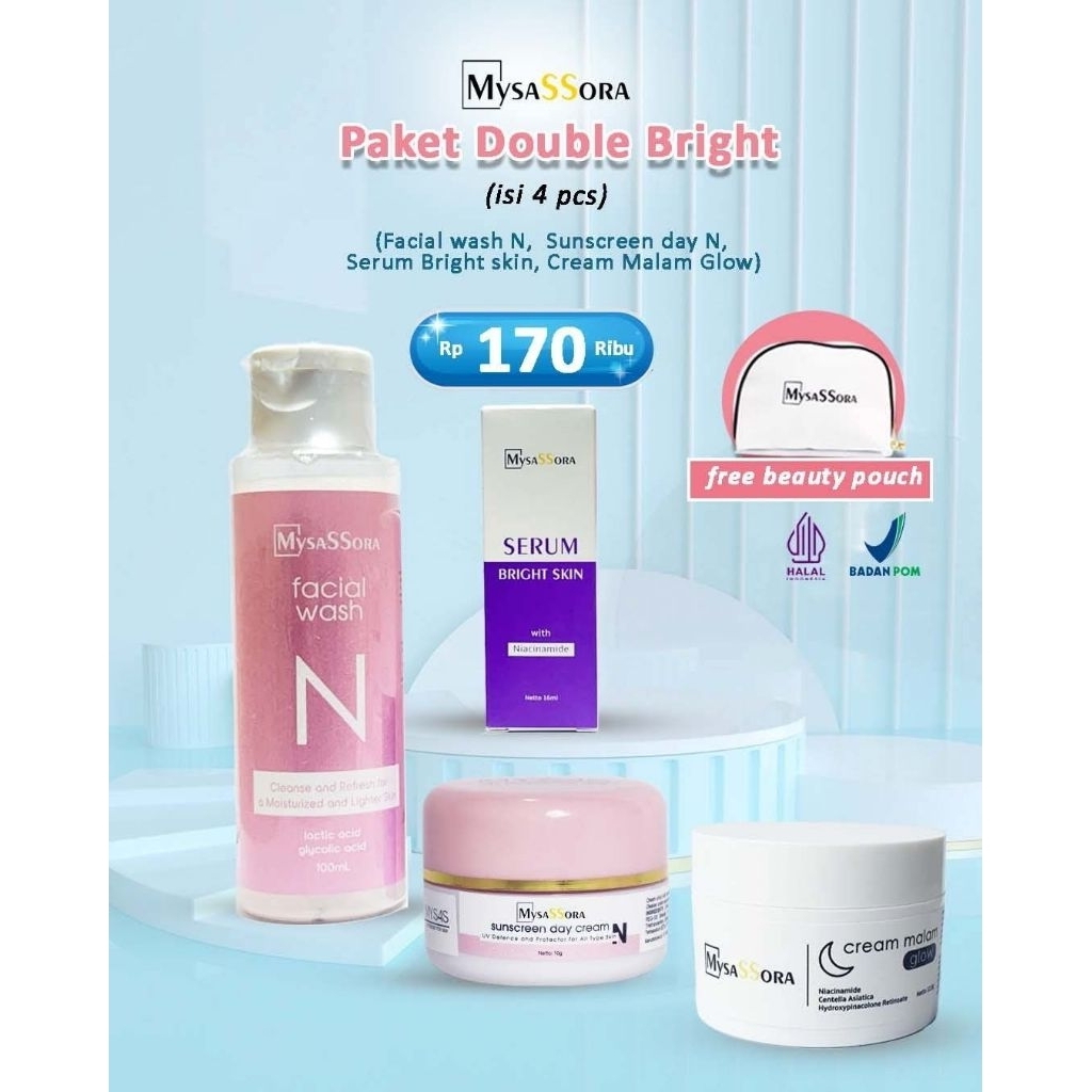 mysas paket double bright isi 4