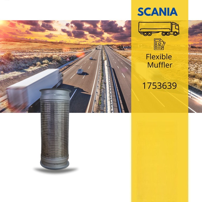 SCANIA FLEXIBLE MUFFER 1753639 / 1722400