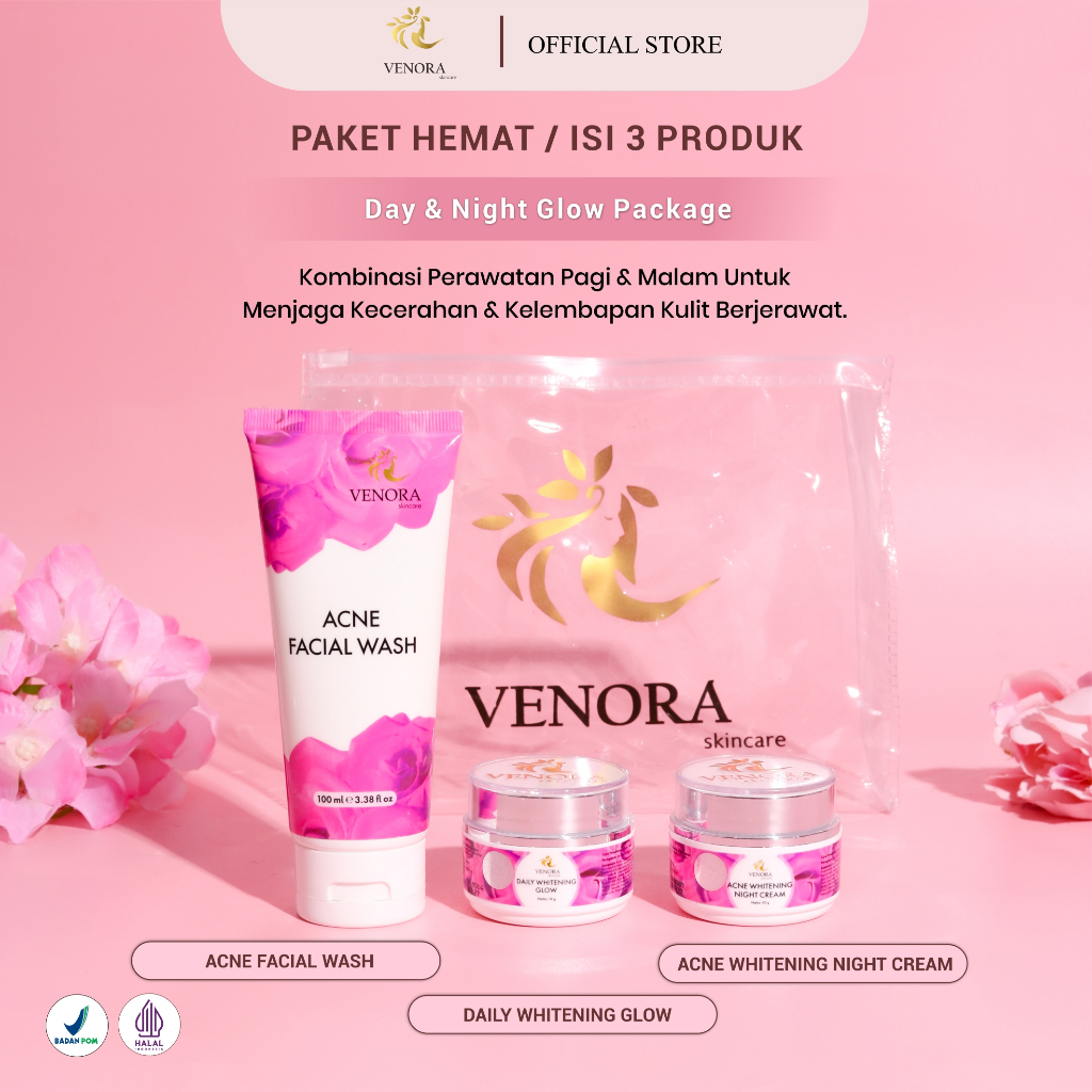 VENORA Paket Basic Whitening / Basic Acne