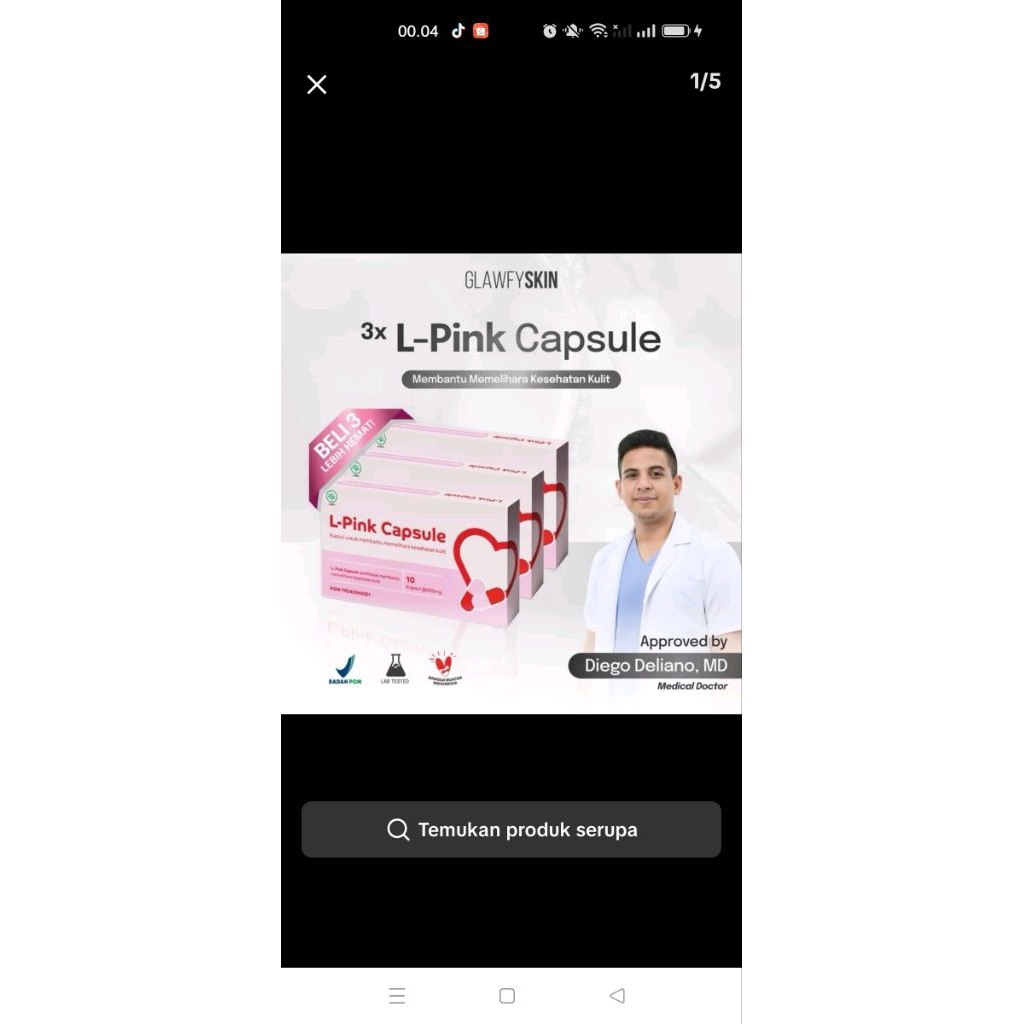L Pink whitening capsule
