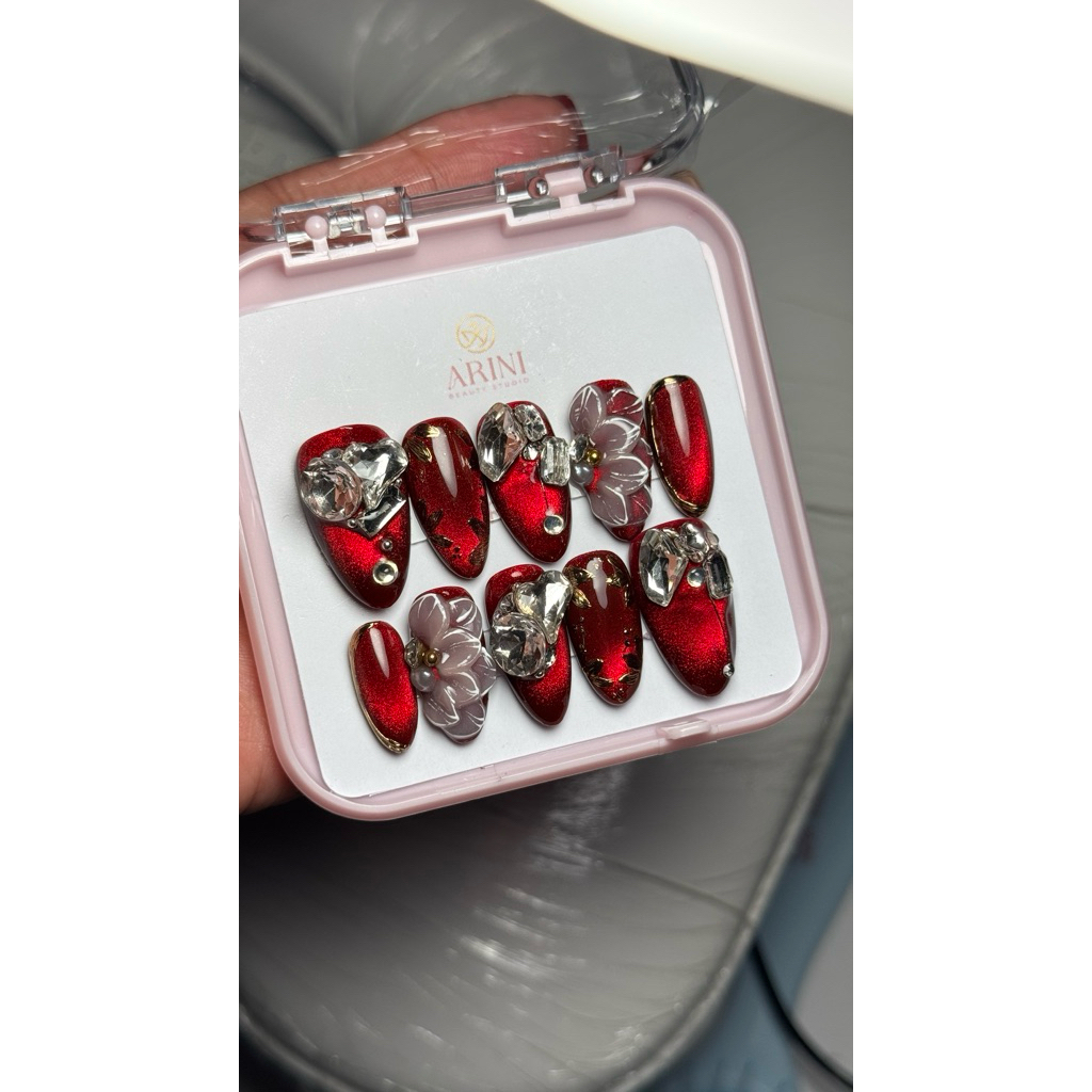 Luxury Wedding Press On Nails