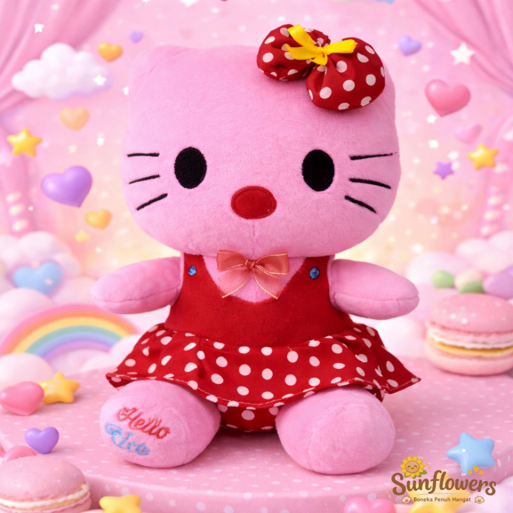 Boneka Hello Kitty Size M 25cm