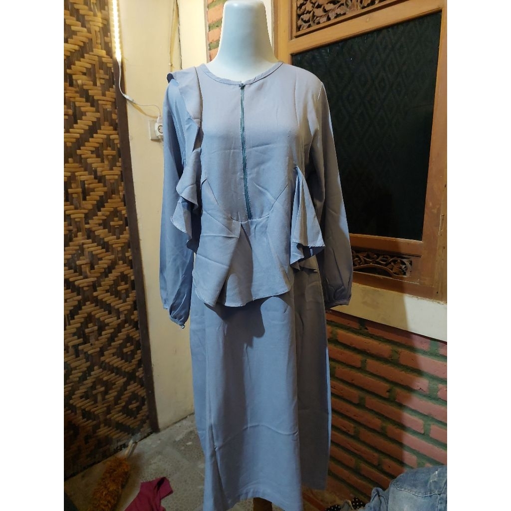 tunik midi dress