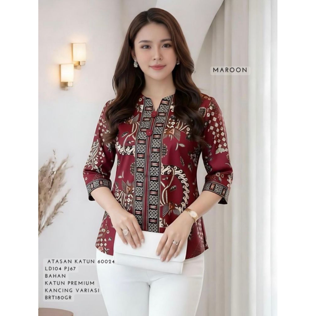 atasan batik 60024
