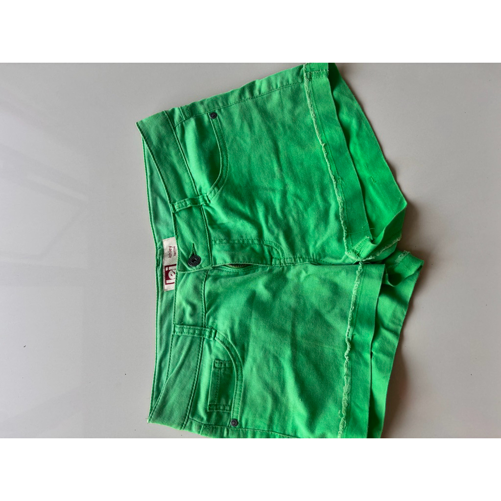 green short jeans