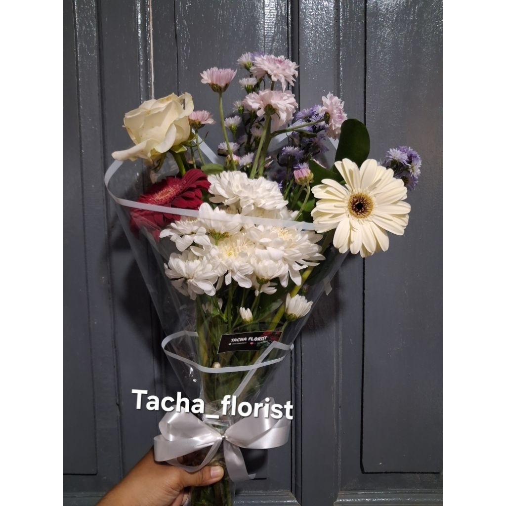 buket bunga mawar mix bunga segar