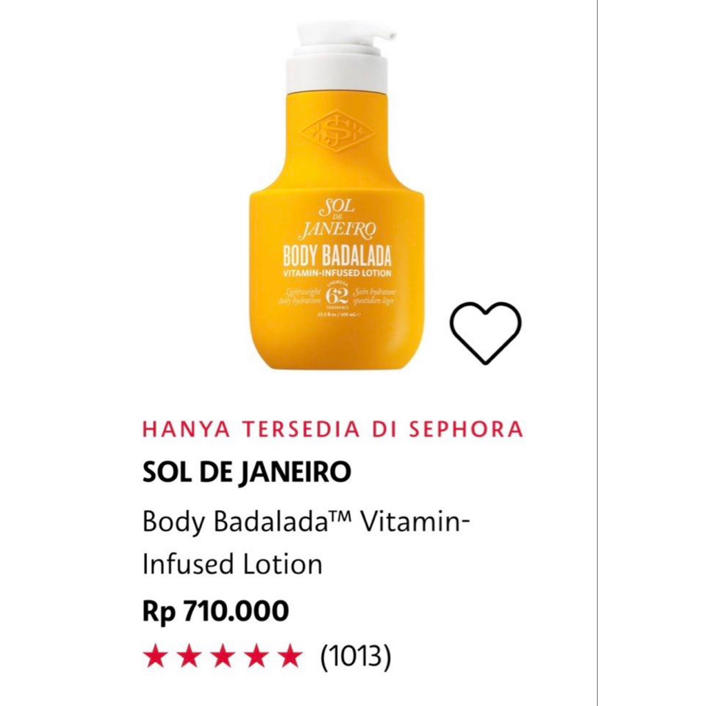 Sol D* Janeiro - Lotion - ORIGINAL SEPH*RA