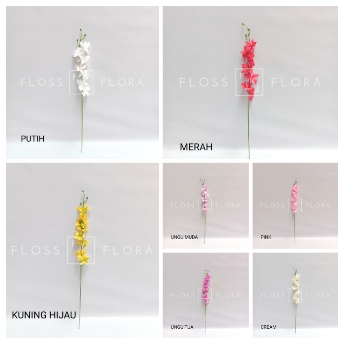 Bunga Artificial / Bunga Palsu / Anggrek Cattleya C7 1P