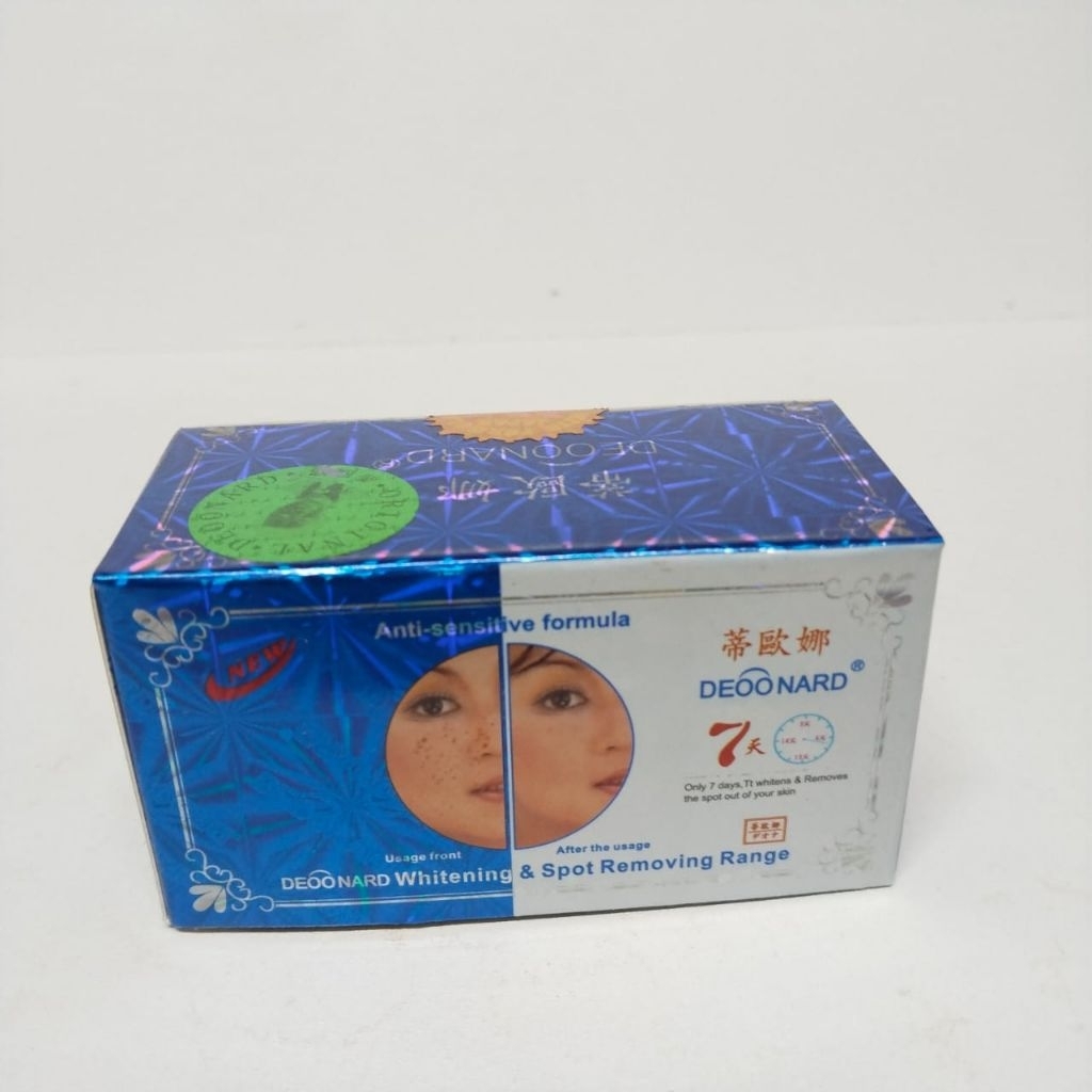 Cream Whithening Deonard Set Siang Malam