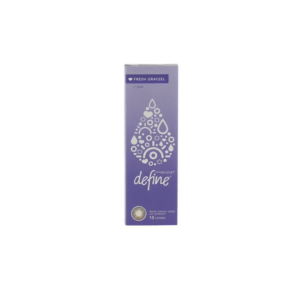 preloved softlens DEFINE ACUVUE ( fresh grayzel )