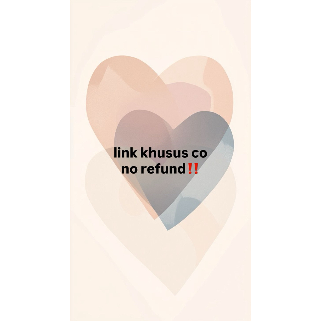 link khusus co jastip no refund