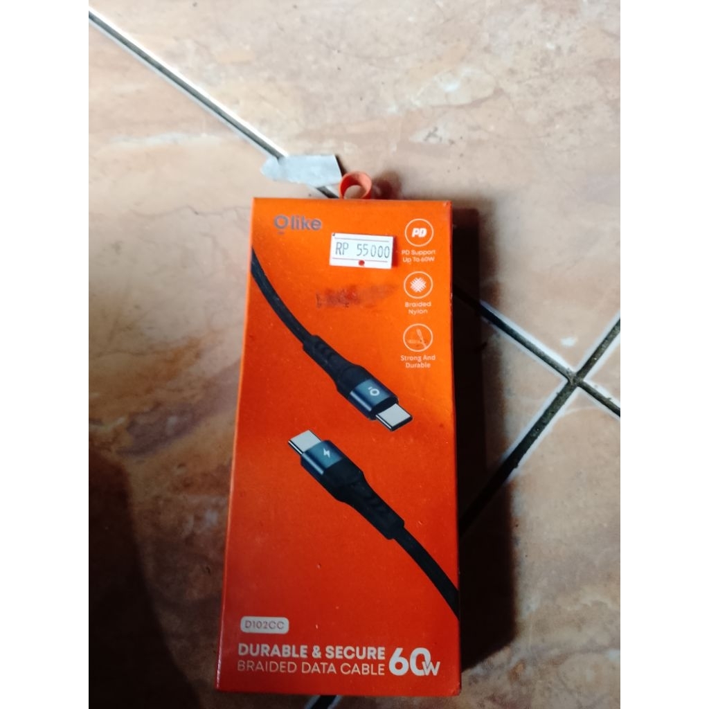 kabel data tipe C to tipe C olike