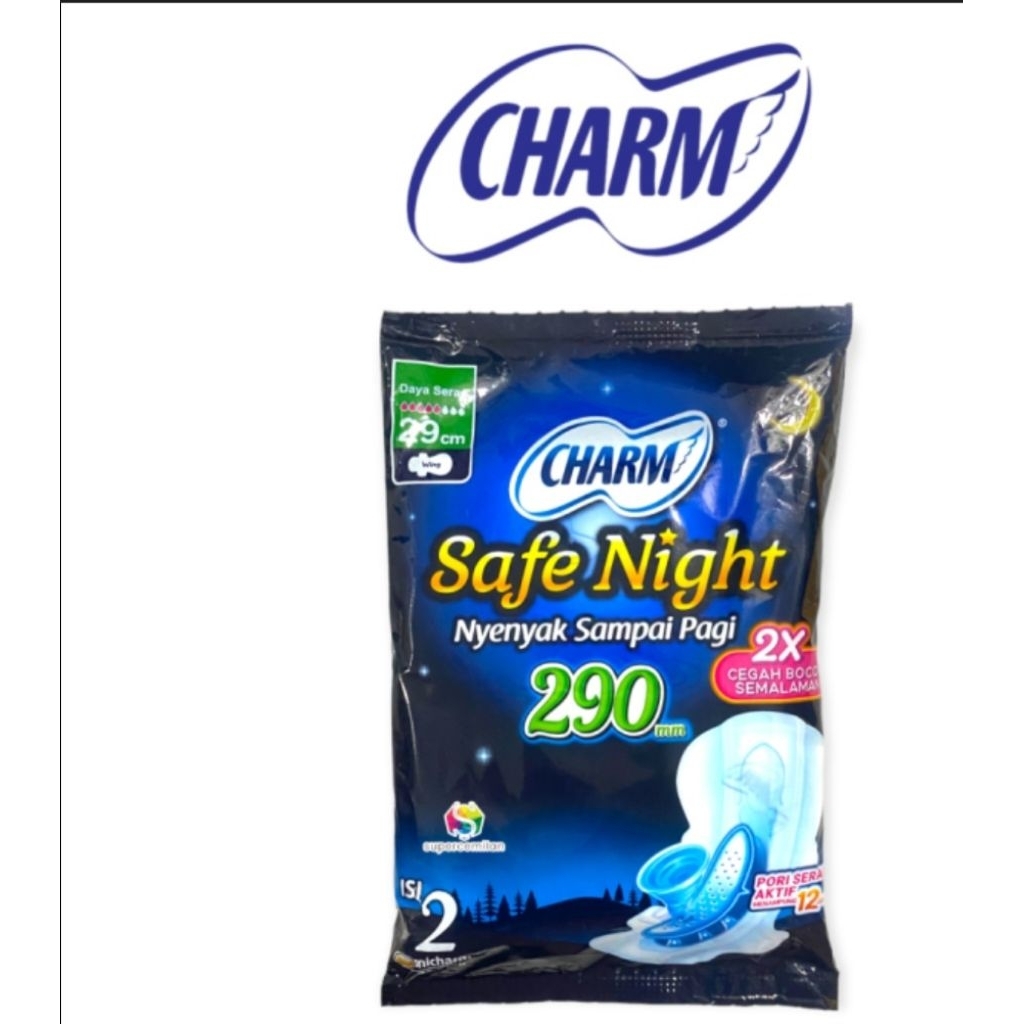 cham safe night kemasan isi 2pcs