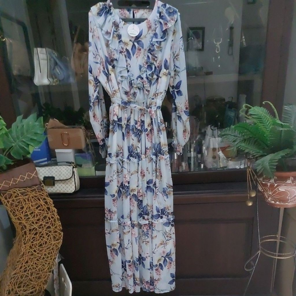 Dress biru langit