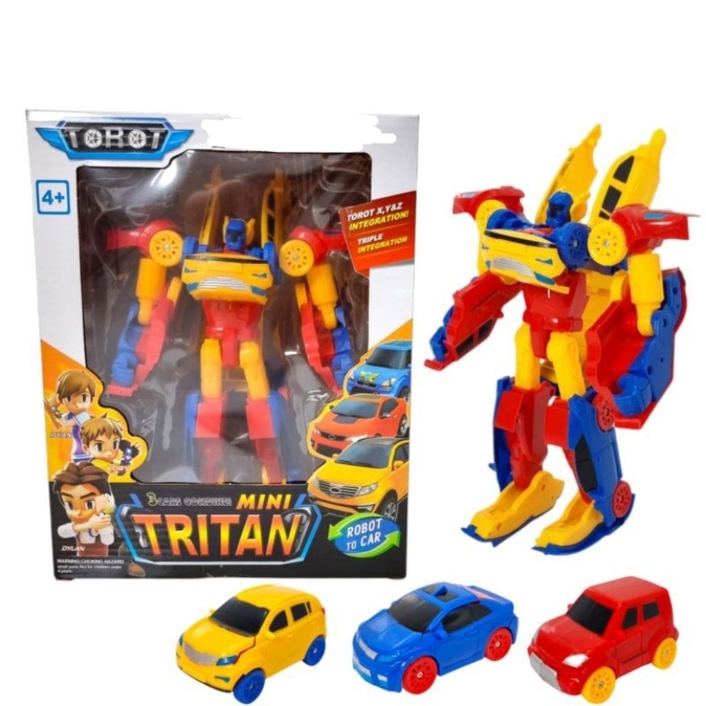 mainan robot mini tritan