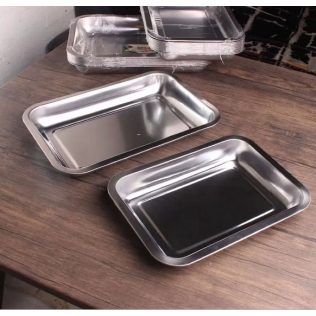 Nampan stainless baru