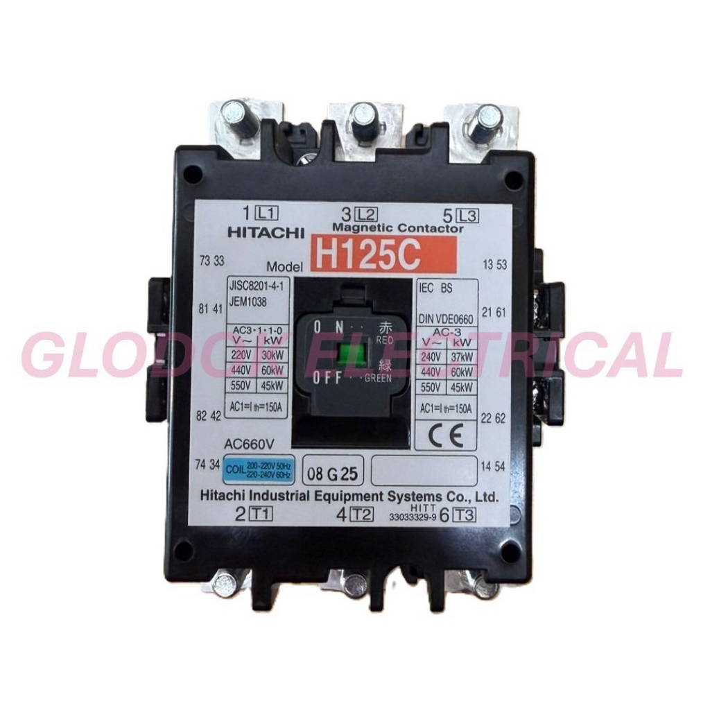 HITACHI CONTACTOR H125C (2a2b)