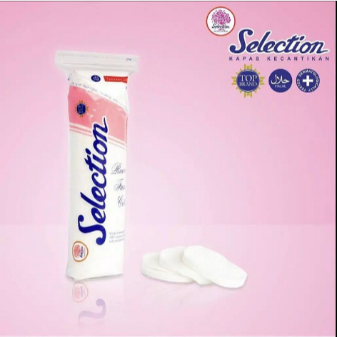 Selection Round Facial Cotton 80 Pcs ( 2 Pack )