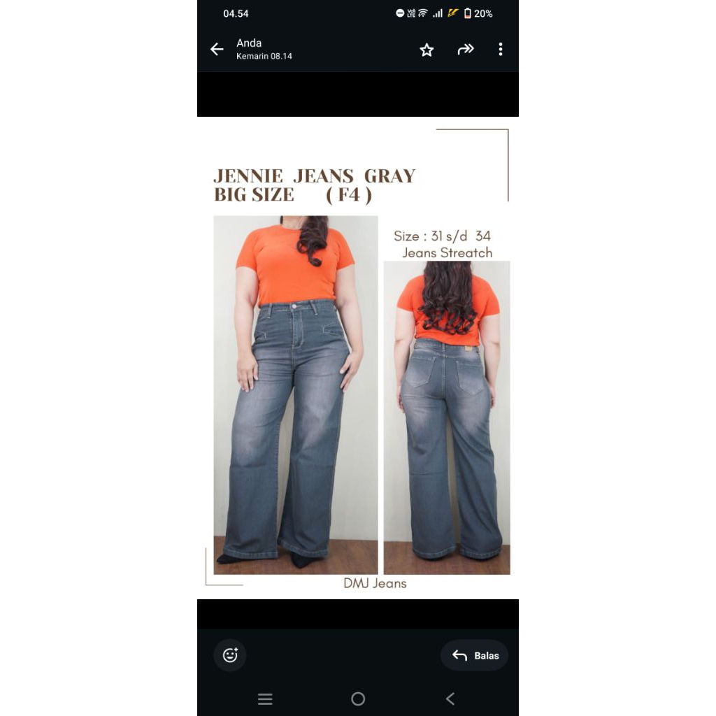 Celana skena day grey