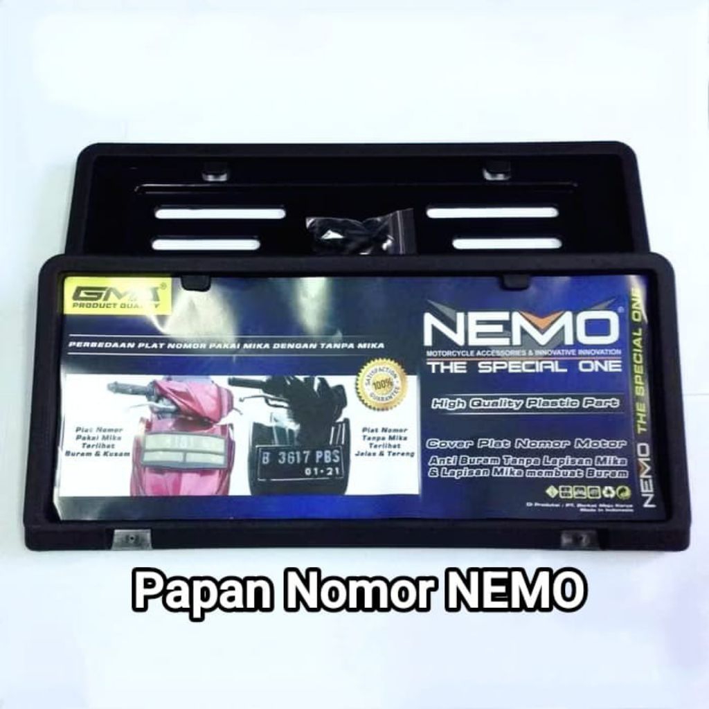 Bingkai cover Plat Nomor Nemo