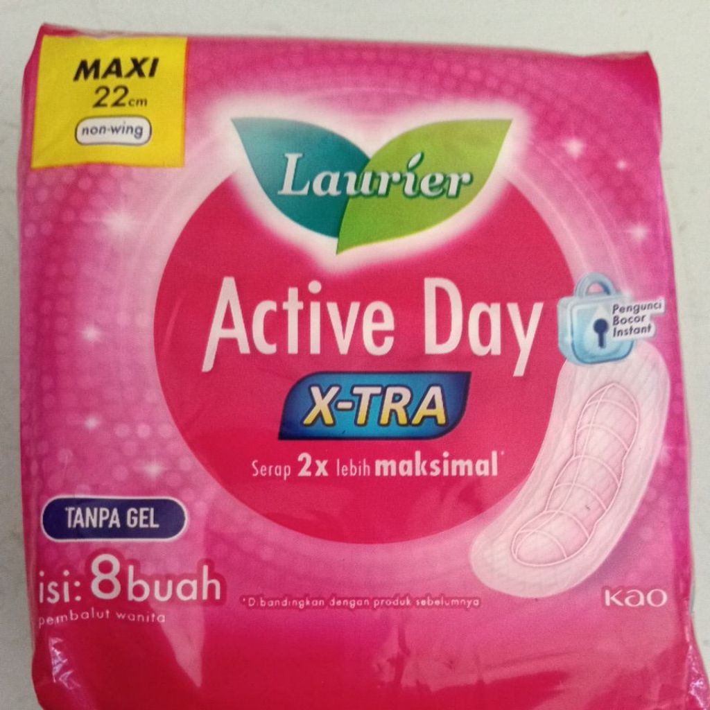 Softex laurier Pembalut Wanita Active x_TRA