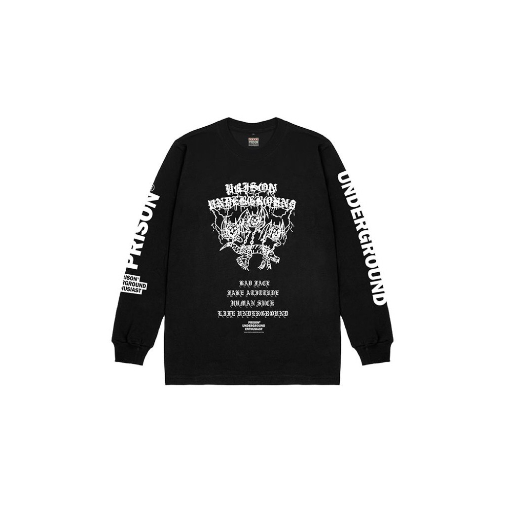 LS RAW HITAM (Long Sleeve Edition)