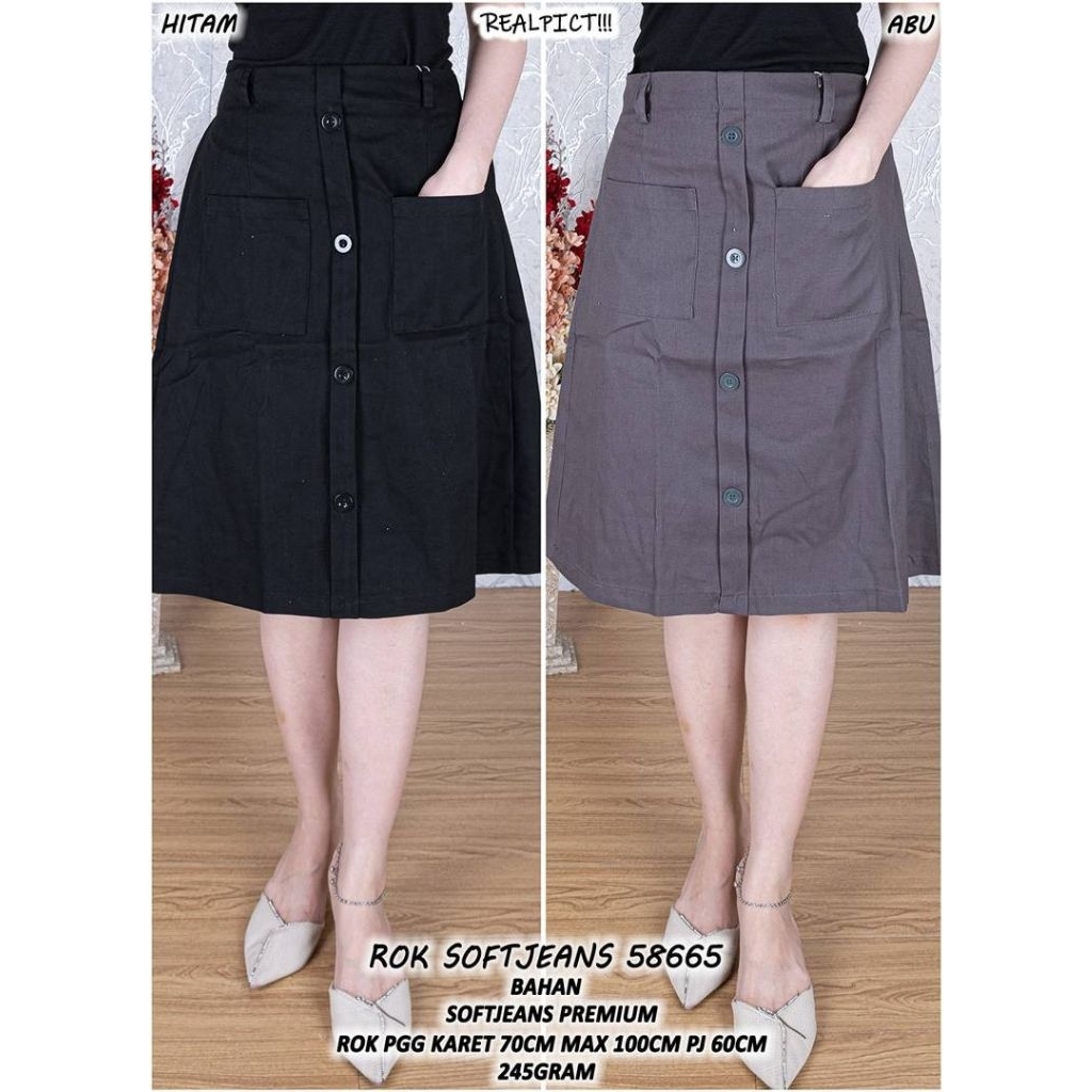 RESTOCK ROK SOFTJEANS 58665