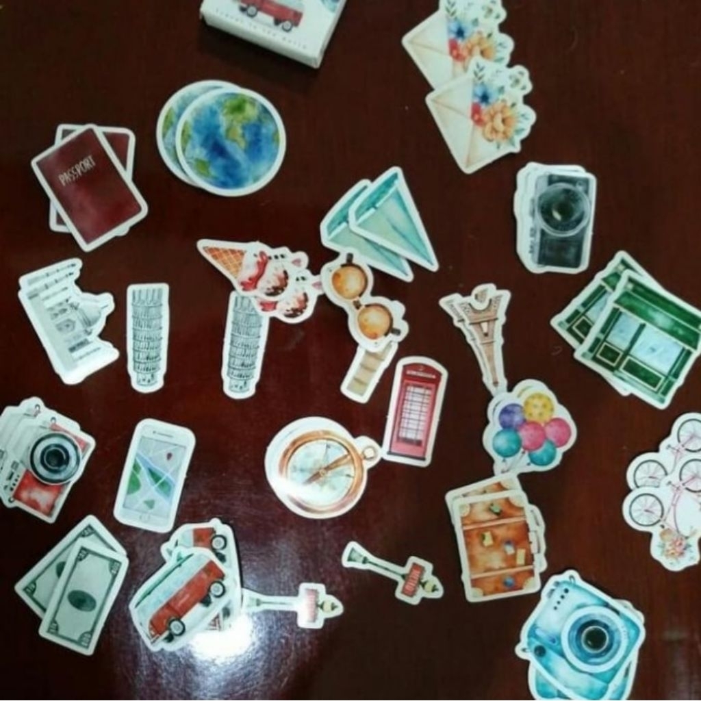 travel flake stickers
