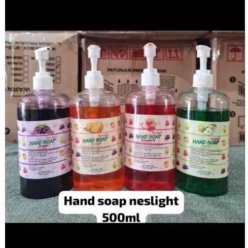 HANDSOAP NESLIGHT 500ML*<br/>HARGA /pc<br/>