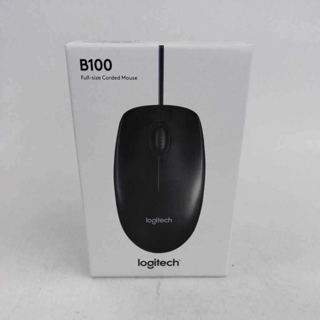 LOGITECH B100 || MOUSE LOGITECH B100//Full-Size corded mouse