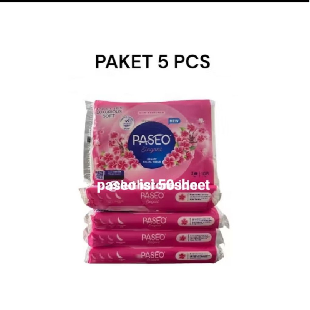 tisu Paseo isi 50 sheet