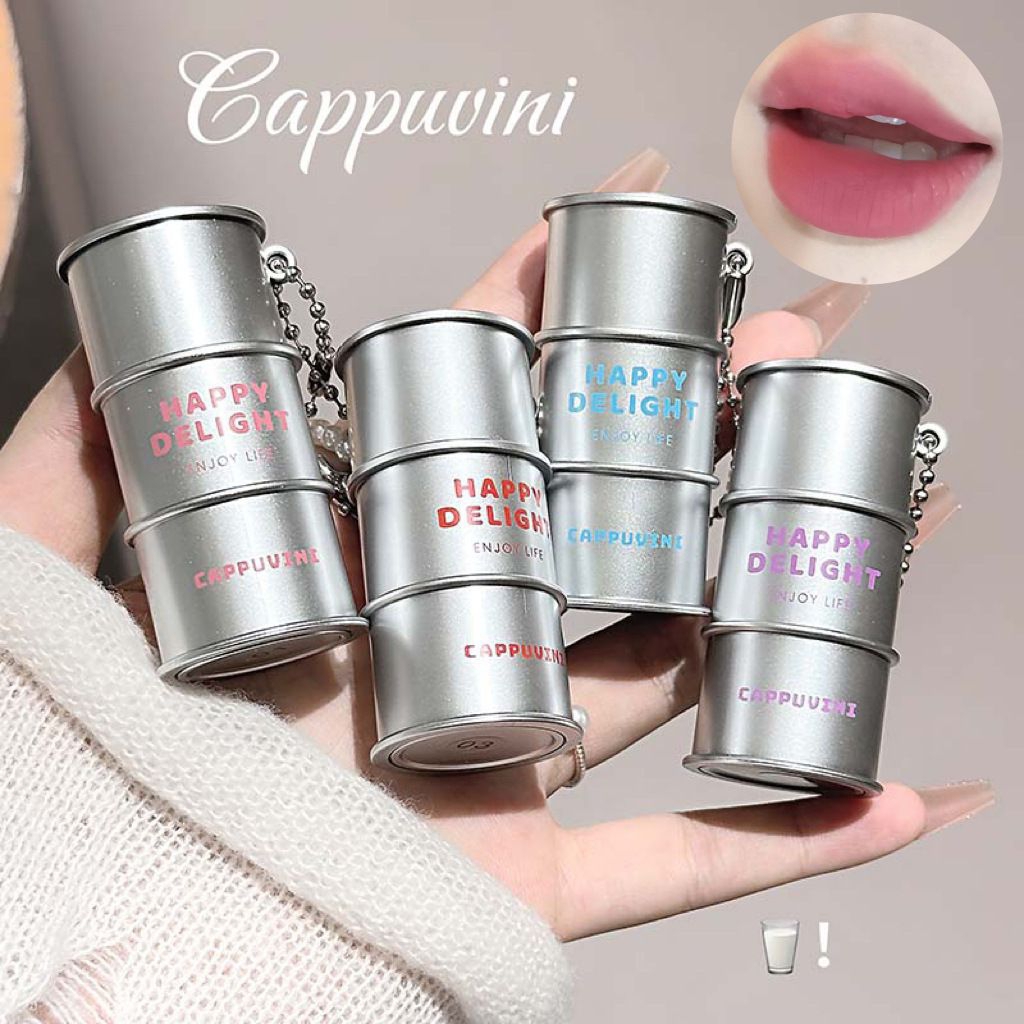 [COD]CAPPUVINI Lip Matte Happy Delight Enjoy Life