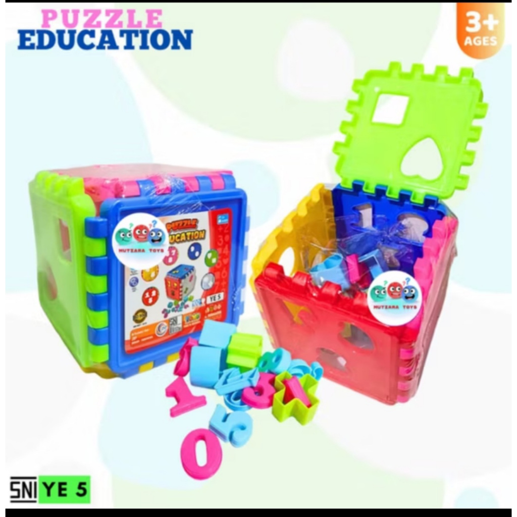 MAINAN PUZZLE BOX EDUKASI SHAPE SORTER