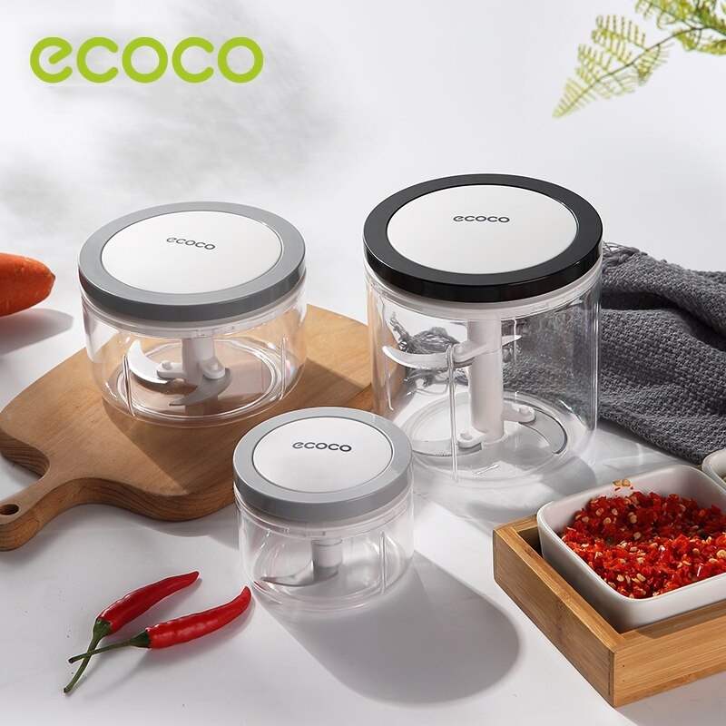 ECOCO Multifunctional Food Processor - Chopper grinder manual penggiling bumbu daging