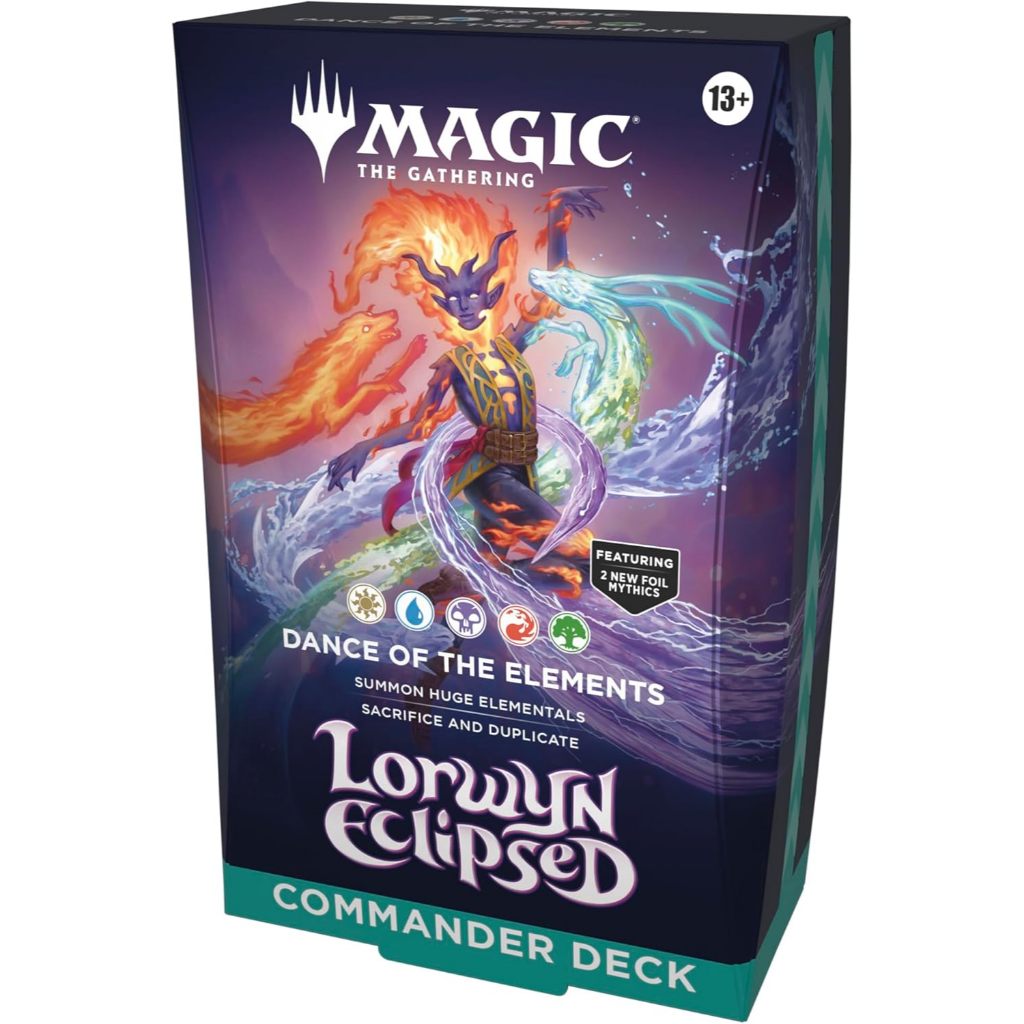 EKSLUSIF Magic: The Gathering Lorwyn Eclipsed - Commander Deck Dance of The Elements [Kode 1Kode