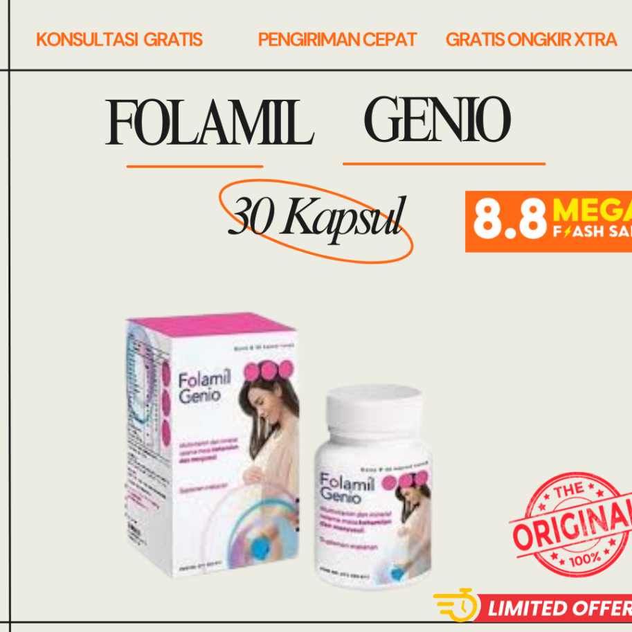 FOLAMIL GENIO 30 CAPSUL