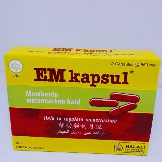 Em kapsul box isi 12