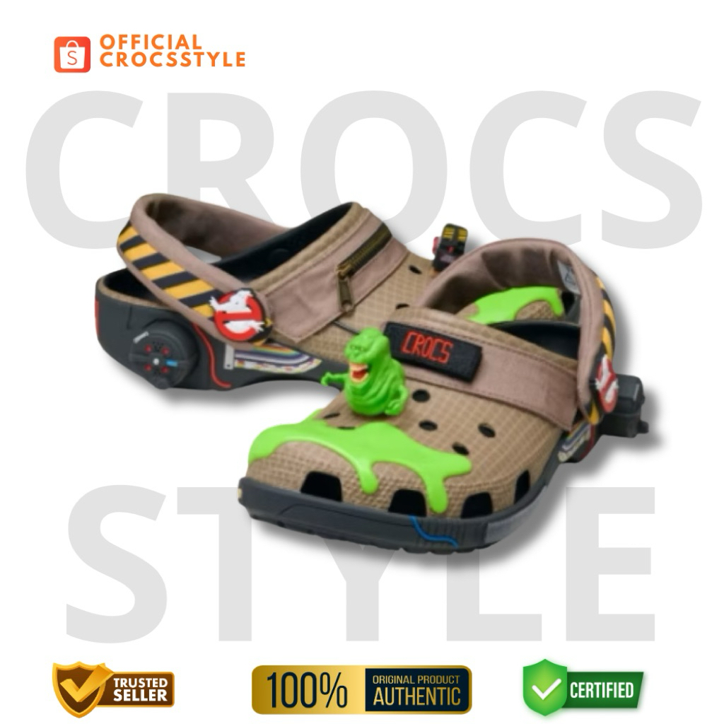 CROCS CLASSIC GHOST BUSTER 100% ORIGINAL