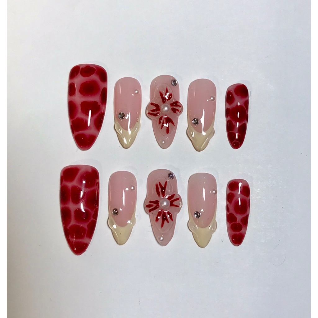 Press On Nail 3d flower