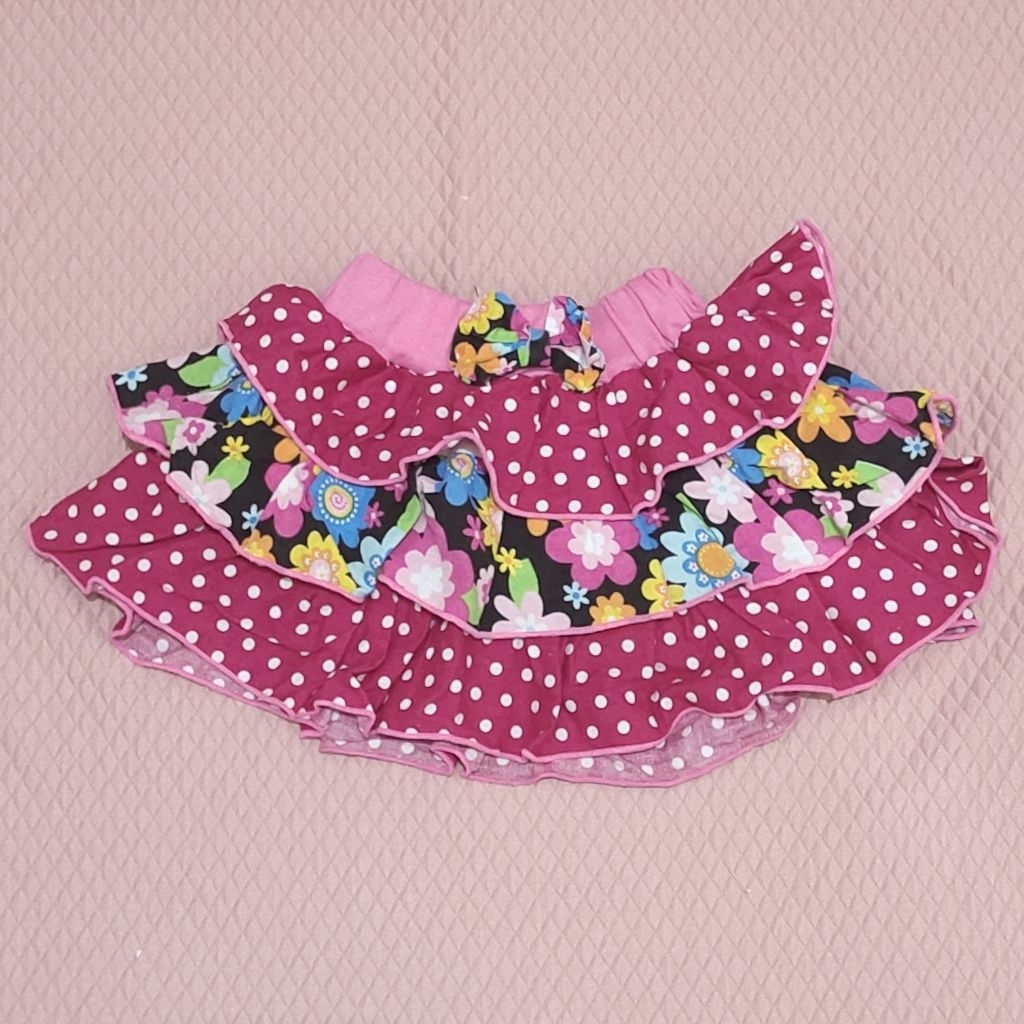 Preloved Rok Bayi Bunga Polkadot