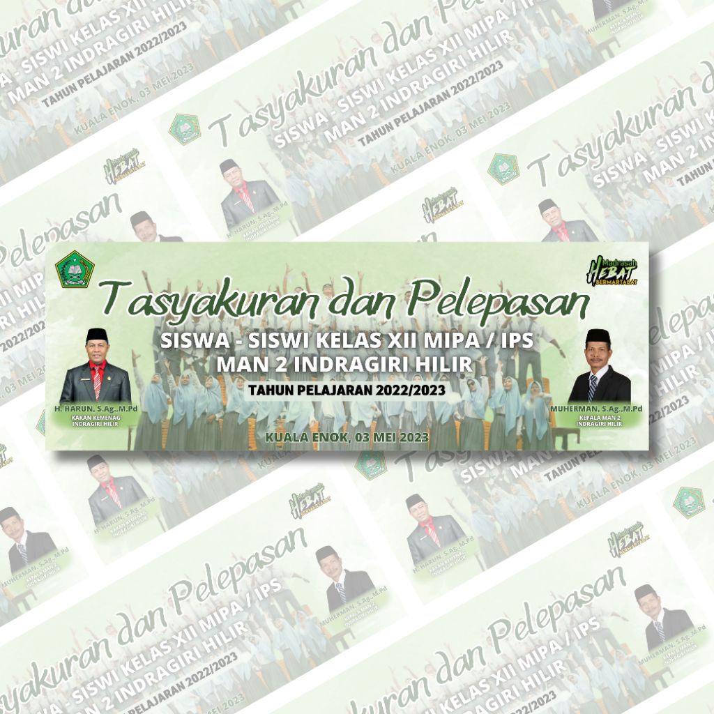 Template Spanduk 3x1 m