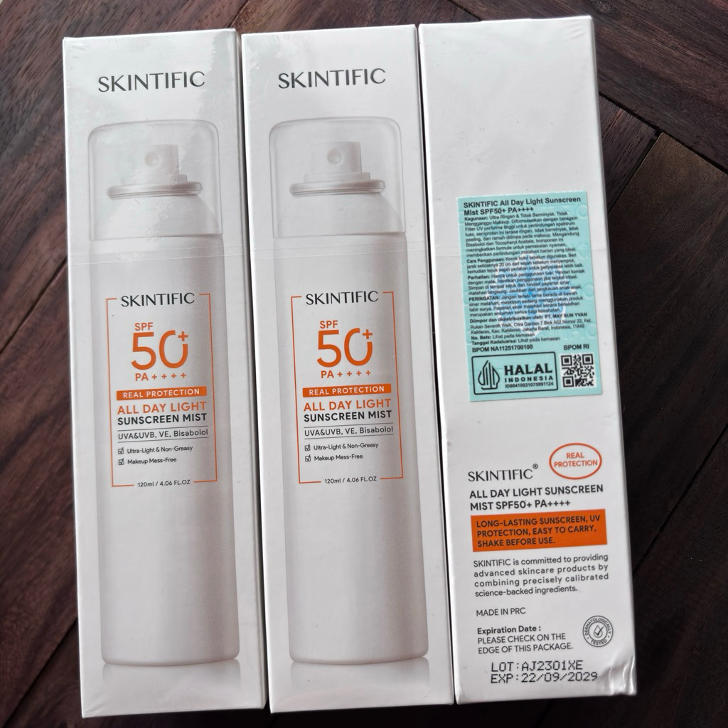 Sunscreen Mist Skintific