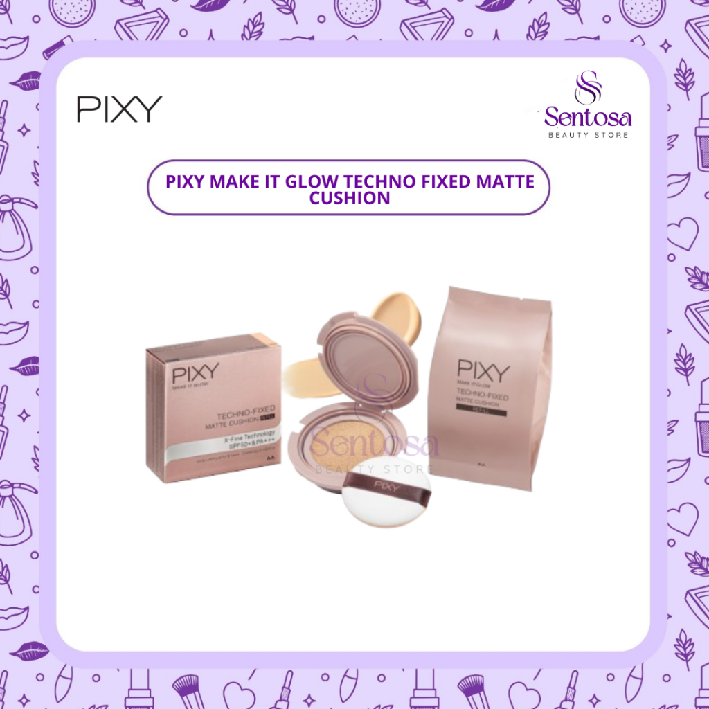 Pixy Make It Glow Techno Fixed Matte Cushion