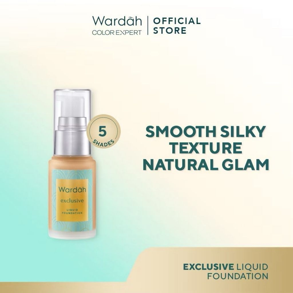 Wardah Exclusive Liquid Foundation Flawless Coverage || 20ML