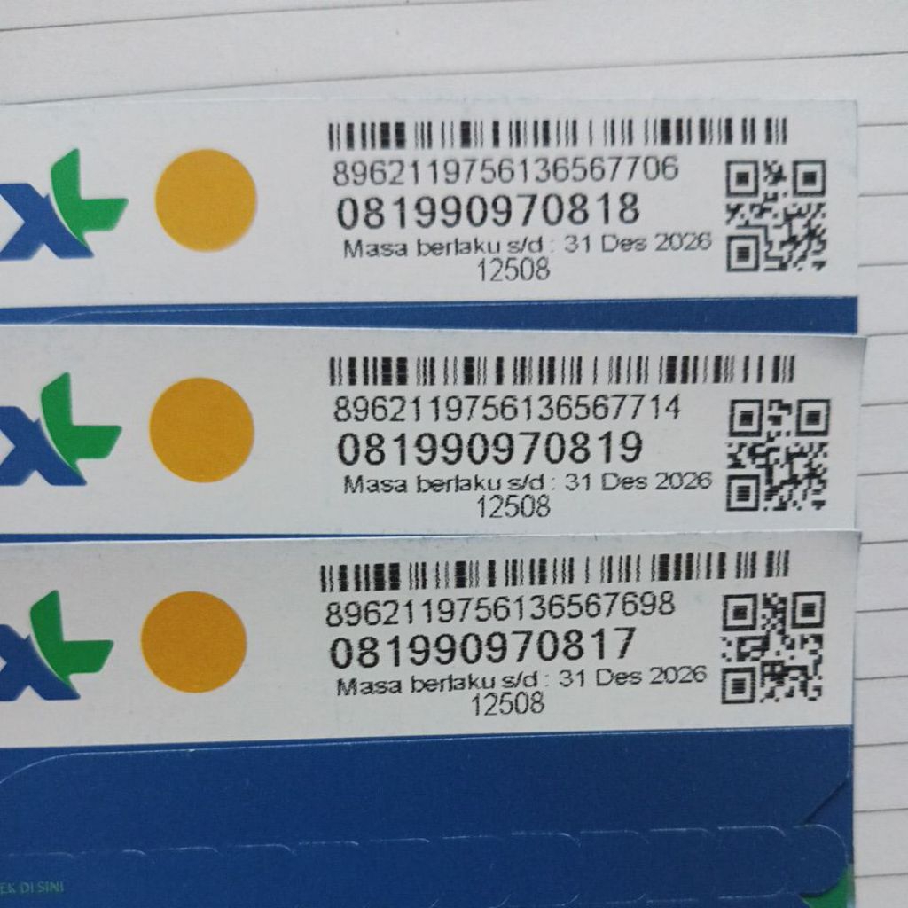 nomor cantik XL dobel operator