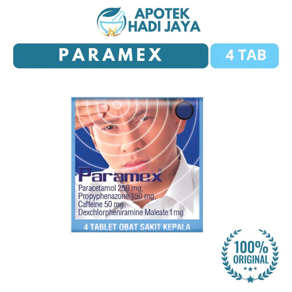 PARAMEX SAKIT KEPALA (4 TABLET)